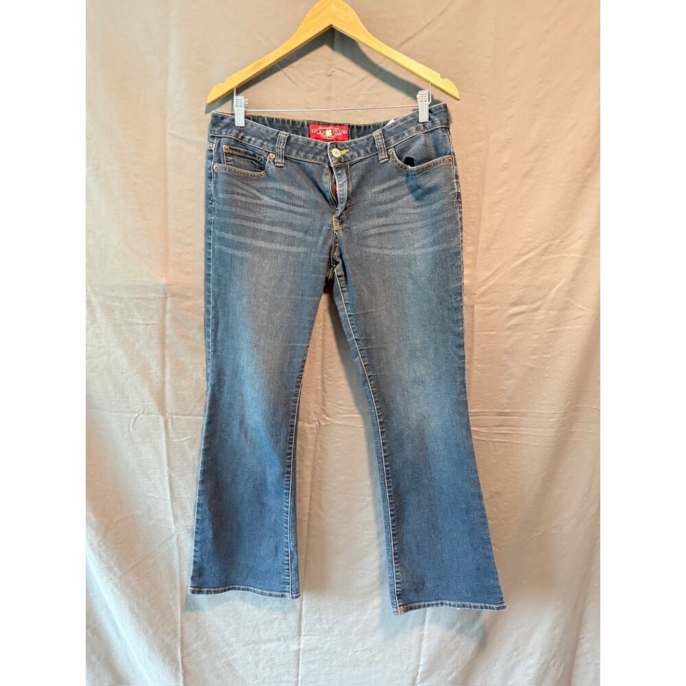 Lucky Brand Lola Boot Jeans Women's 12/31 Ankle Medium Wash Stretch Bootcut
